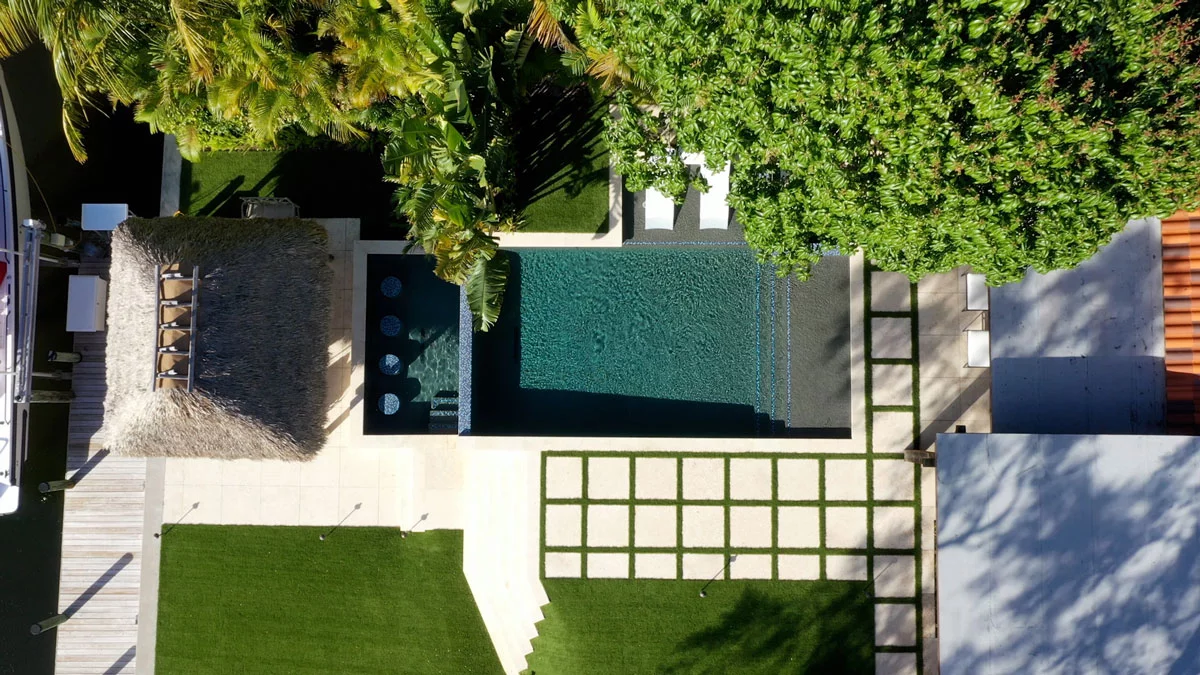 The Edge residential infinity pool and outdoor view
