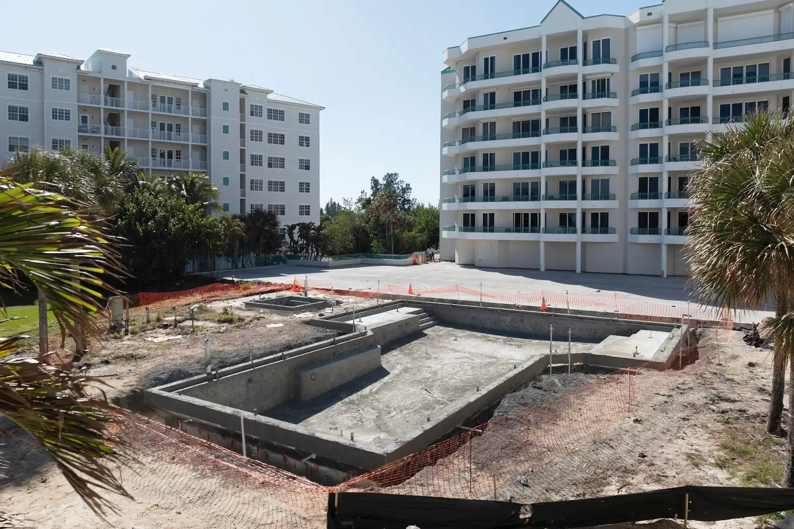 Waterfront commercial construction project in South Florida